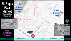 Community Map of St Regis Montana Flea Market
